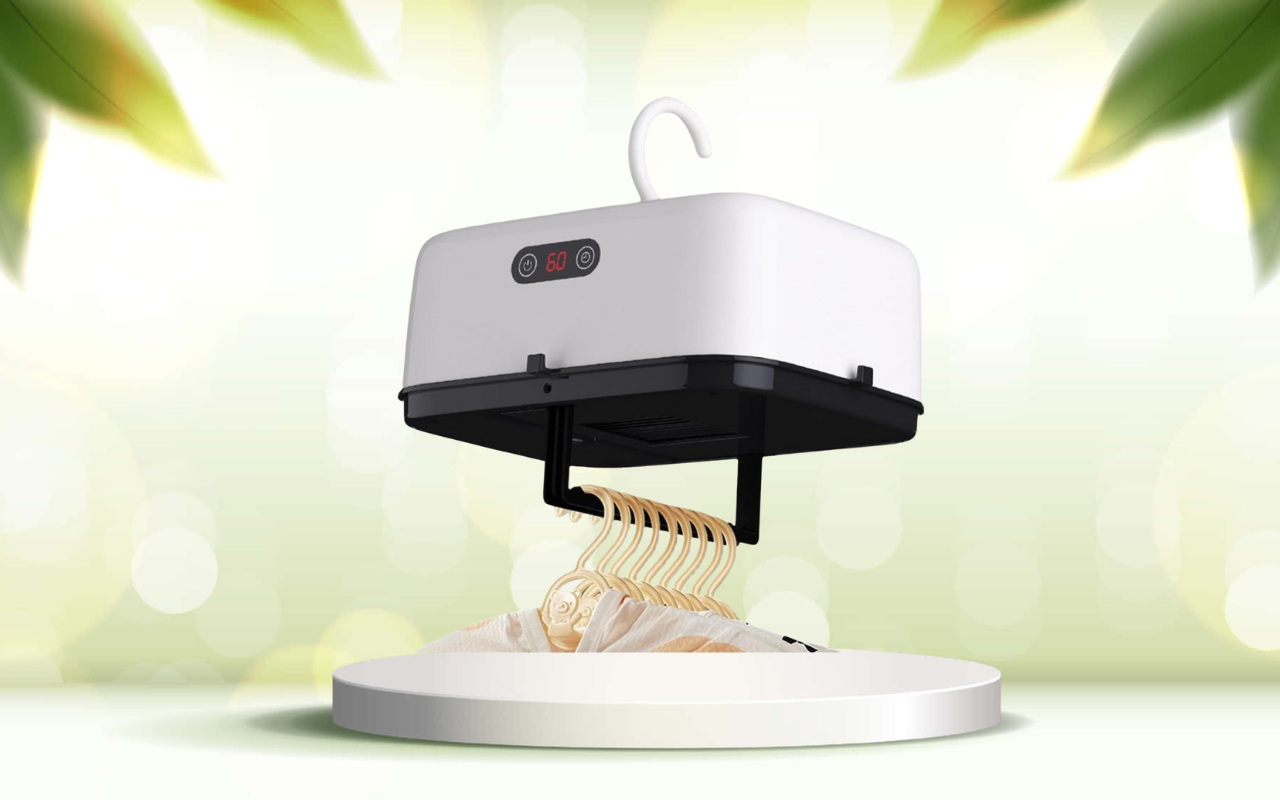 Scopri l’asciugatrice portatile compatta: asciuga ovunque in modo rapido ed efficiente